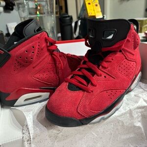 Jordan Air Retro Box with Red and Black Accents